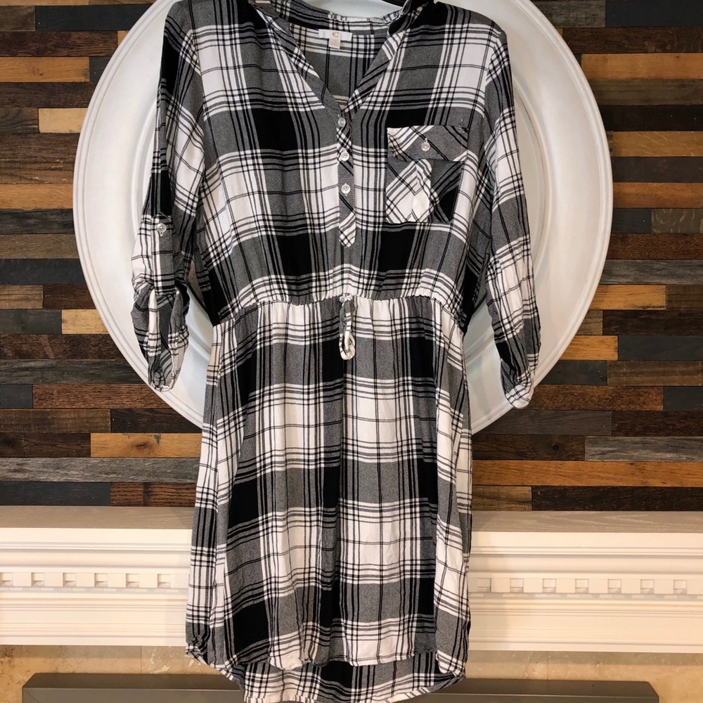 Flannel but lightweight dress